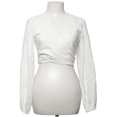 Wrap blouse (White) from Villa Sophie Cotton