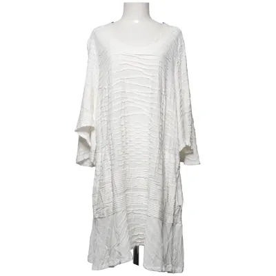 Jurk (Wit) van Gunilla Pontén Katoen, Viscose