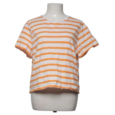 T-shirt (White, Orange) from Gémo Cotton