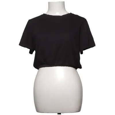 T-shirt (Svart) från Double Zero Bomull, Modal