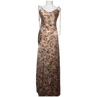 Robe longue (Beige, Noir, Multicolore) de Neon Rose Polyester