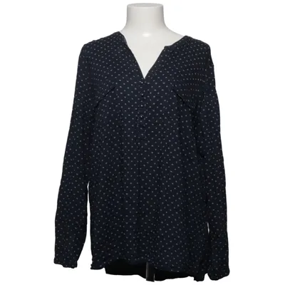 Blus (Blå, Vit) från Bonita Bomull, Viskos