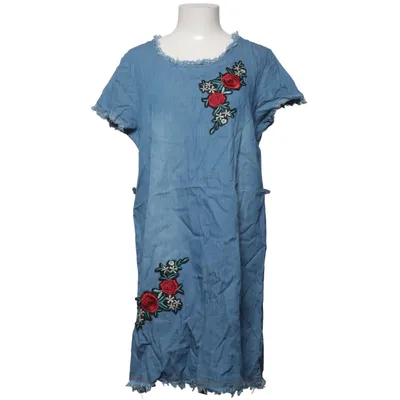 Denim dress (Blue, Multicolored) Cotton, Polyester