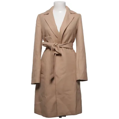 Coat (Beige) from Zara Polyester, Viscose