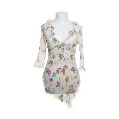 Blouse (Wit, Meerkleurig) van Caviar