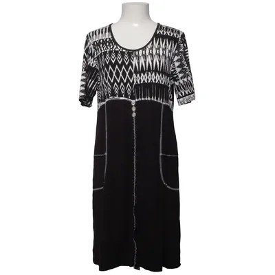 Dress (Black, White) from Signature Experience Elastane, Viscose