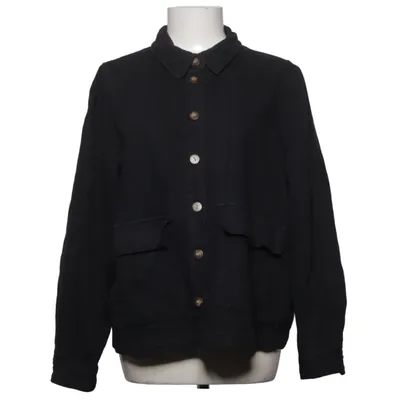 Skjortejakke (Sort) fra Atelier Reve Bomuld, Linned