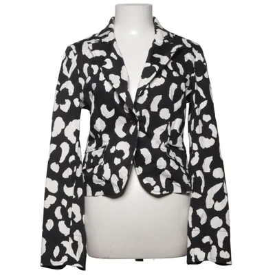 Blazer (Noir, Blanc) de Moschino Jeans Coton, Élasthane