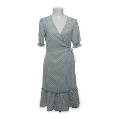 Slå-om-kjole (Grøn, Hvid) fra Jacqueline de Yong Polyester, Elastan