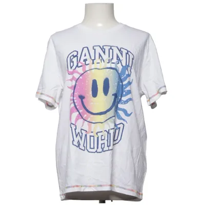 T-shirt (White) from Ganni Organic cotton