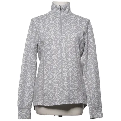 Base layer shirt (Gray, White) from Ullmax Merino wool, Polyester