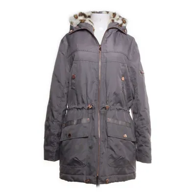 Parka (Grijs) van Fransa Polyester, Bont