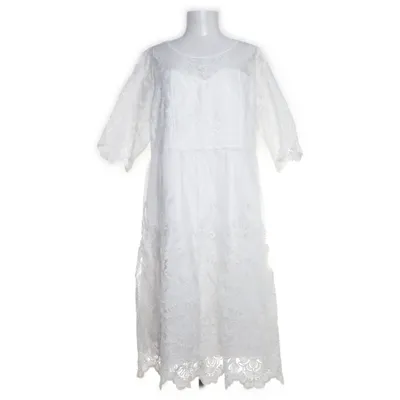 Cocktailkjole (Hvid) fra Shein Polyester