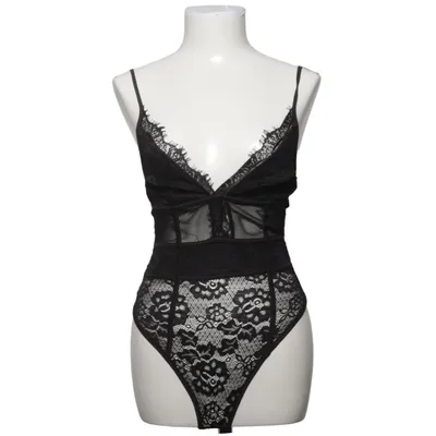 Body (Zwart) van Missguided Petite Elastaan, Polyamide, Polyester