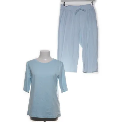 Pyjamas (Blå, Vit) från Calida Bomull, Elastan