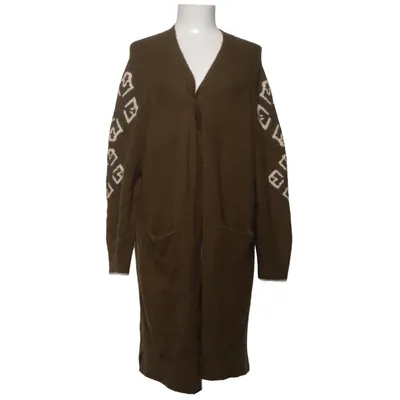 Cardigan (Groen) van Indiska Acryl, Elastaan, Polyamide, Wol