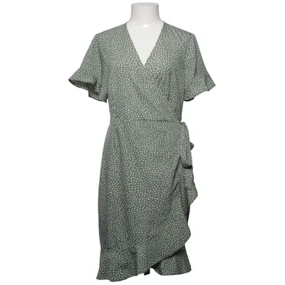 Omlottklänning (Grön, Vit) från Vero Moda