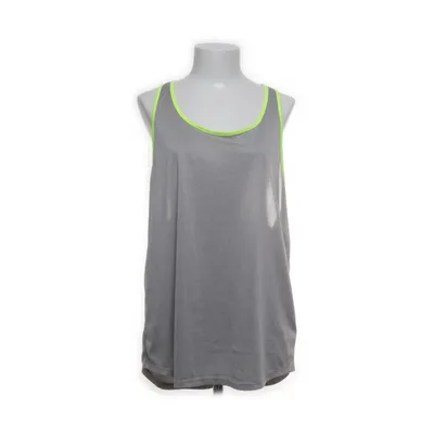 Sport tanktop (Grijs, Geel) van H&M Sport Polyester