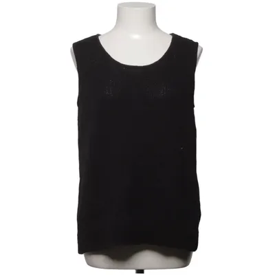 Pull sans manches (Noir) de Jaeger Coton, Polyester