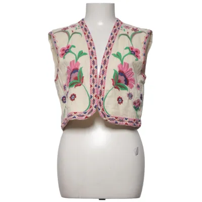 Gilet (Beige, Multicolore) de Zara Coton, Polyester
