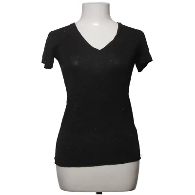 T-shirt (Zwart) van Allsaints Acryl, Metallvezel, Viscose