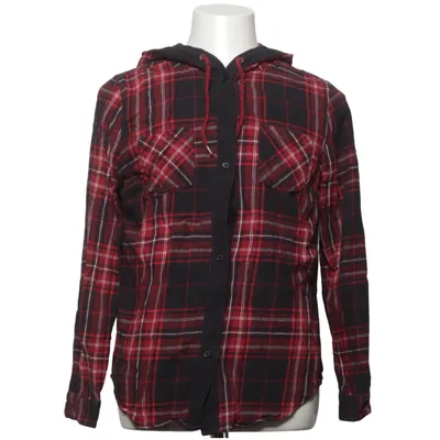 Flanellen overhemd (Rood, Zwart) van Blind Date Casual Katoen