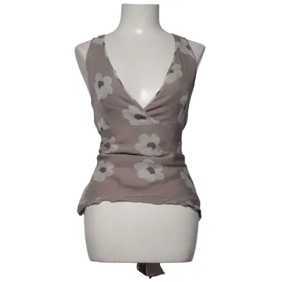Neckholder Top (Grau, Weiß) von Armani Collezioni