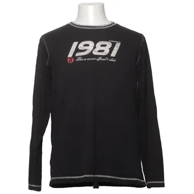 Long sleeve T-shirt (Black) from Sergio Tacchini Cotton