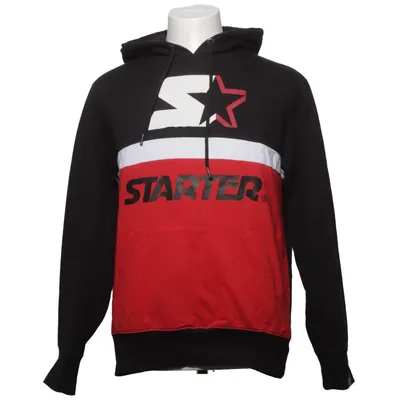 Sweat à capuche (Noir, Rouge, Blanc) de Starter Coton, Polyester