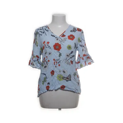 Blus (Blå, Flerfärgad) från Karen by Simonsen Viskos