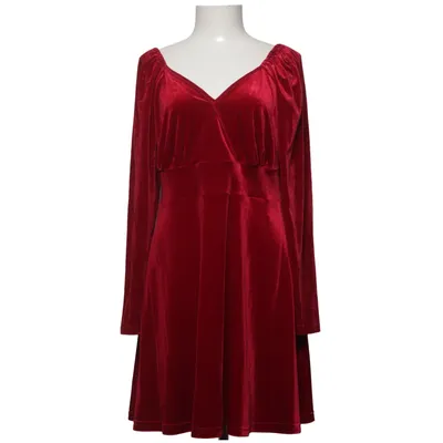 Dress (Red) from Shein Curve Elastane, Polyester