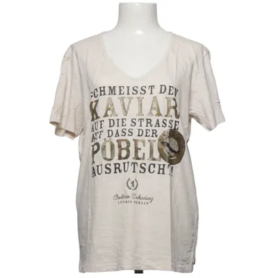 T-shirt (Beige) from Look 54 Cotton