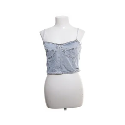 Crop top (Blue) from Perfect Jeans Gina Tricot Cotton