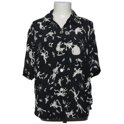 Kortärmad skjorta (Svart, Vit) från Vintage