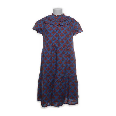 Dress (Blue, Multicolored) from Boden Cotton, Metallic fiber