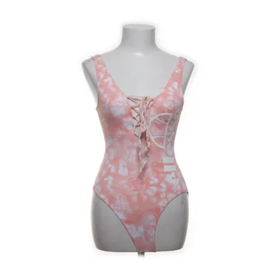 Badedragt (Pink, Hvid, Flerfarvet) fra Ellesse Elastan, Nylon
