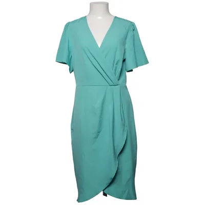 Omlottklänning (Turkos) från Grefit Polyester