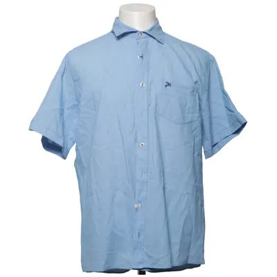 Short sleeve shirt (Blue) from Marc Montino Cotton