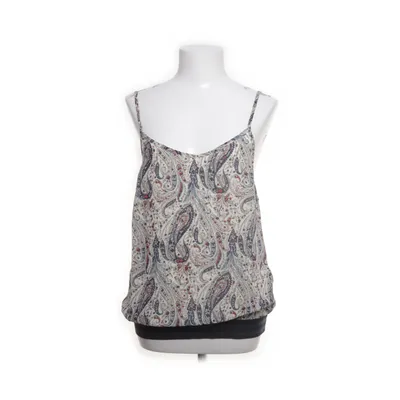 Tank Top (White, Blue, Brown) from Continue Polyester, Viscose