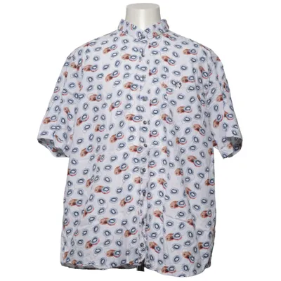 Chemise à manches courtes (Blanc, Multicolore) de Claudio Campione Coton