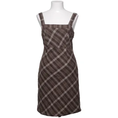 Kjole (Brun, Hvid) fra Zero Polyester, Viscose, Uld