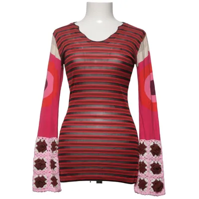 Top (Rød, Brun, Pink, Flerfarvet) fra Custo Barcelona Akryl, Bomuld, Polyamid, Polyester