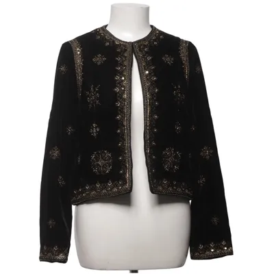 Veste (Noir) de Zara Fibre métallique, Polyester