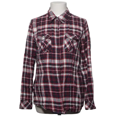 Chemise en flanelle (Rouge, Bleu, Blanc) de Canda Premium Coton, Élasthane