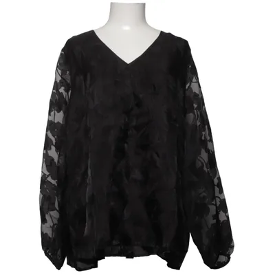 Blus (Svart) från Selection by Ulla Popken Polyester, Viskos