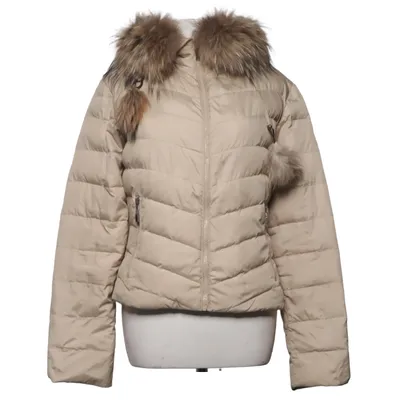 Winter jacket (Beige) from Bark of Sweden Down, Feather, Leather, Polyester