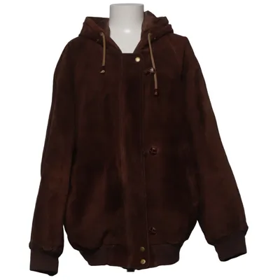 Veste en cuir (Marron) de Zera Zera Cuir, Polyester