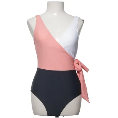 Swimsuit (Pink, Black, White) from Cupshe Elastane, Polyamide, Polyester