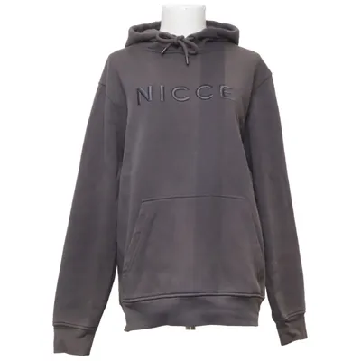 Sweat à capuche (Gris) de Nicce Coton, Polyester