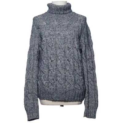 Turtleneck (Blue) from Gran Sasso Silk, Wool